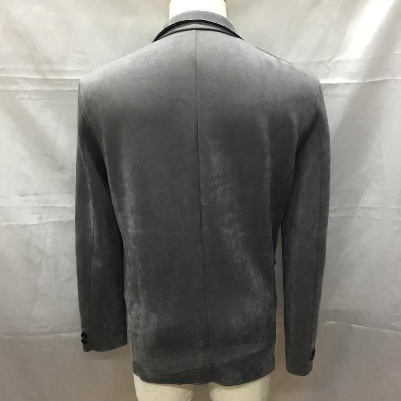 アズールバイマウジー AZUL BY MOUSSY ジャケット、上着 ジャケット、ブレザー 251hsc30-074c プリマベーラフェイクスウェードジャケット アウター カジュアルジャケット M 無地 灰 / グレー /  メンズ USED 古着 中古 10111282