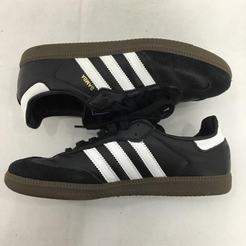 アディダス adidas スニーカー スニーカー B75807 Samba OG 24cm 24.0cm ロゴ、文字 黒 / ブラック / X 白 / ホワイト /  レディース USED 古着 中古 10146868