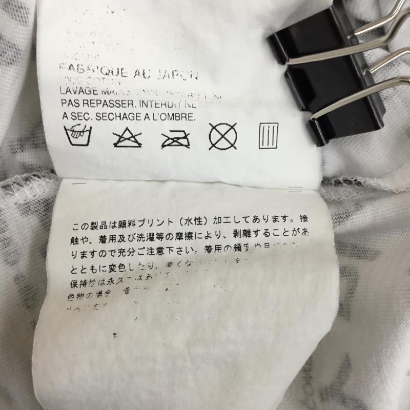 プレイコムデギャルソン PLAY COMME des GARCONS Tシャツ 半袖 M 総柄 白 / ホワイト /  メンズ USED 古着 中古 10141209