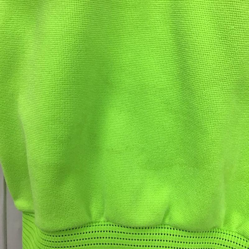 アディダス adidas カットソー 半袖 ADS-3582 L ロゴ、文字 黄緑 / イエローグリーン /  メンズ USED 古着 中古 10130372