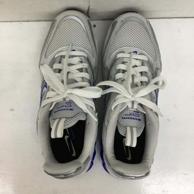 ナイキ NIKE スニーカー スニーカー DX3217-043 ズーム エア ファイヤー 23.0cm ロゴ、文字 青 / ブルー / X 銀 / シルバー /  レディース USED 古着 中古 10137582