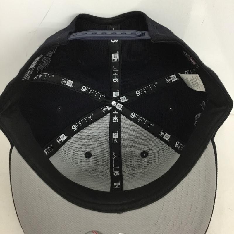 ニューエラ NEW ERA 帽子 キャップ NY ニューヨークヤンキース 9FIFTY ロゴ、文字 紺 / ネイビー /  メンズ USED 古着 中古 10150602