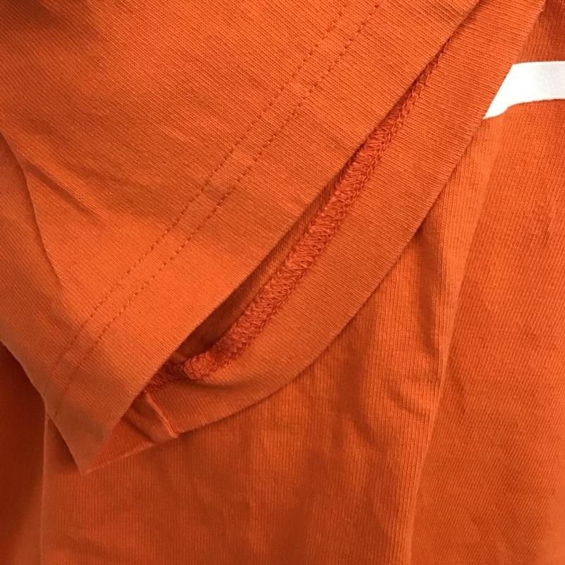 ケボズ KEBOZ カットソー 半袖 半袖カットソー プリントTシャツ クルーネックカットソー 半袖スウェット M ロゴ、文字 橙 / オレンジ /  メンズ USED 古着 中古 10119433