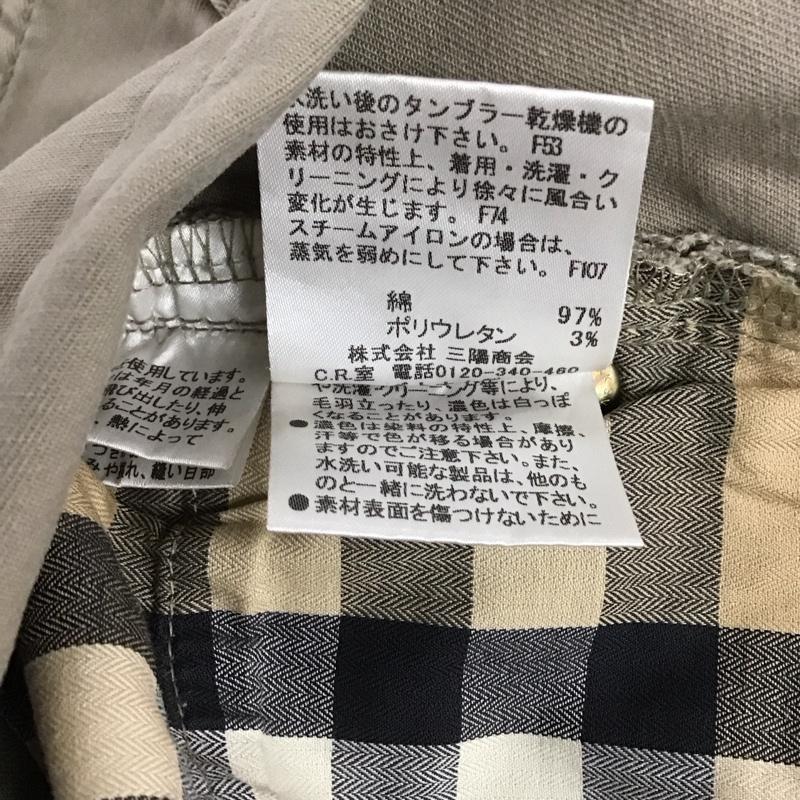 バーバリーロンドン Burberry London パンツ デニム、ジーンズ カジュアルパンツ スリムパンツ ストレートパンツ ストレッチパンツ 46 無地 ベージュ / ベージュ /  レディース USED 古着 中古 10122483
