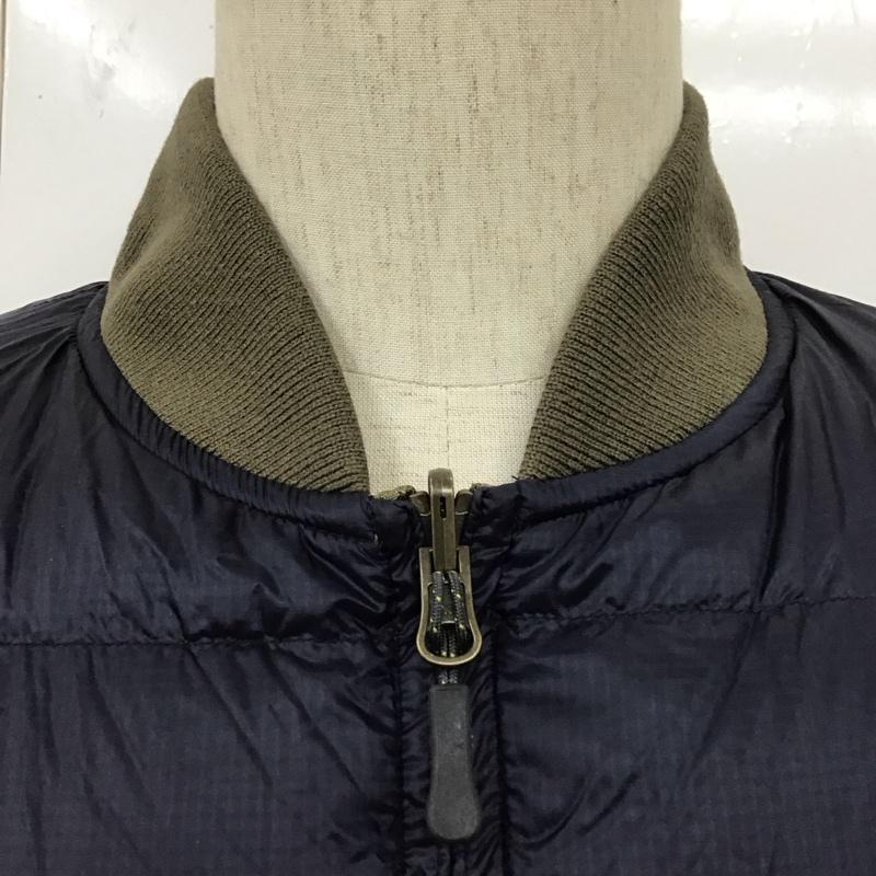 エディーバウアー Eddie Bauer ジャケット、上着 ジャンパー、ブルゾン ジップアップジャケット ダウンジャケット カジュアルジャケット アウター リバーシブル L 無地 茶 / ブラウン /  メンズ USED 古着 中古 10110405