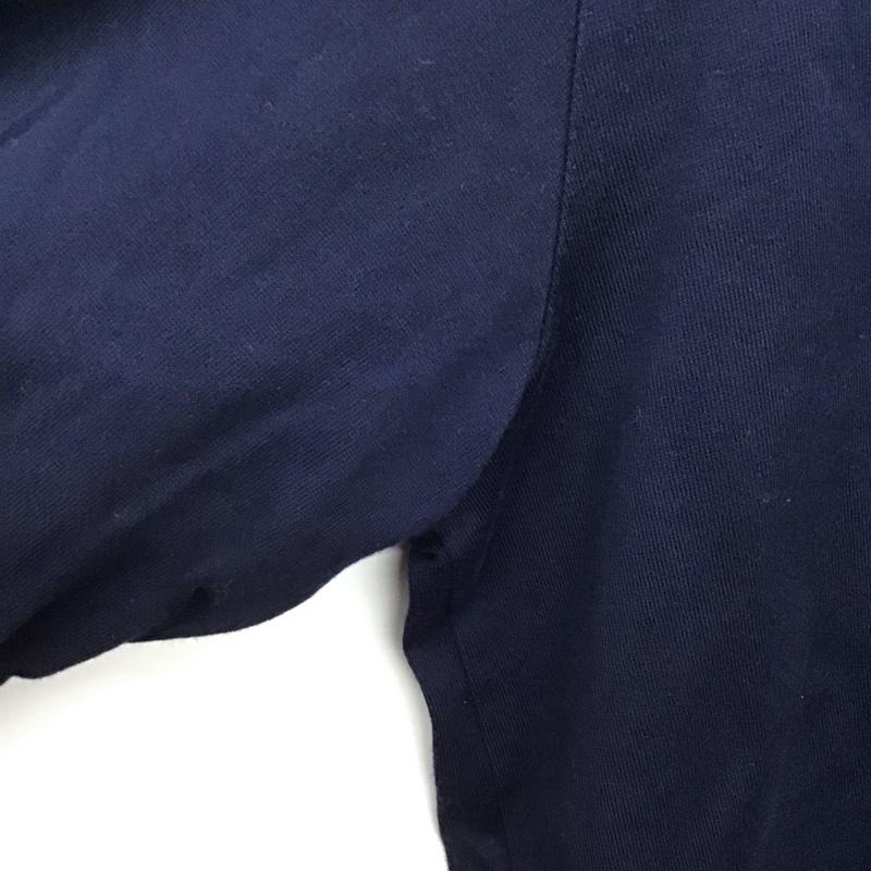 ラコステ LACOSTE カットソー 長袖 長袖カットソー 無地カットソー クルーネック 5 ロゴ、文字 紺 / ネイビー /  メンズ USED 古着 中古 10143683