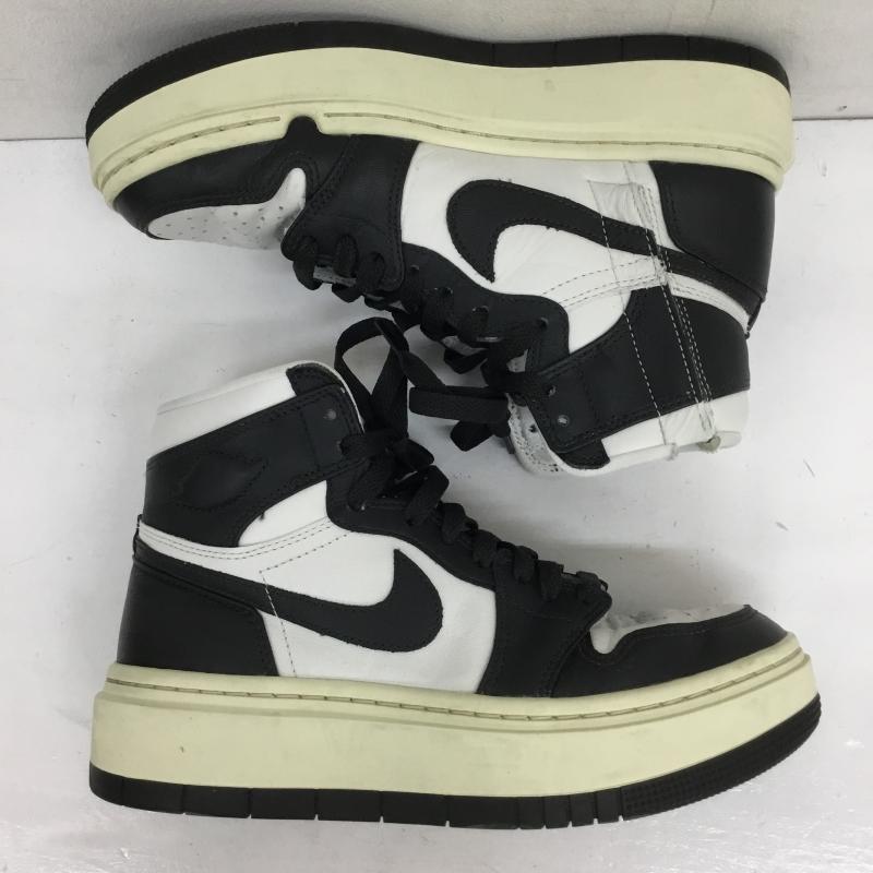 ナイキ NIKE スニーカー スニーカー DN3253-100 Air Jordan 1 High Elevate Black and White 24.0cm ロゴ、文字 白 / ホワイト / X 黒 / ブラック /  レディース USED 古着 中古 10112959