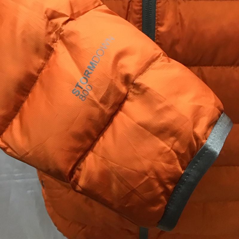 エディーバウアー Eddie Bauer ジャケット、上着 ジャンパー、ブルゾン ジップアップジャケット ジャンパー ダウンジャケット カジュアルジャケット アウター M ロゴ、文字 橙 / オレンジ /  メンズ USED 古着 中古 10110767