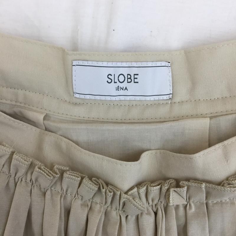 スローブイエナ SLOBE IENA スカート ロングスカート SLOBE IENA 19-060-912-3090-2-0 19SS 綿麻ギャザーロングスカート 38 無地 アイボリー / アイボリー /  レディース USED 古着 中古 10129673