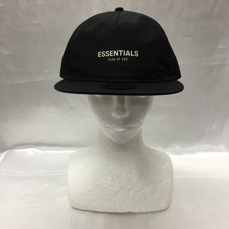 エフオージーエッセンシャルズ FOG ESSENTIALS 帽子 キャップ NEW ERA 9FIFTY ロゴ、文字 黒 / ブラック /  メンズ USED 古着 中古 10109180