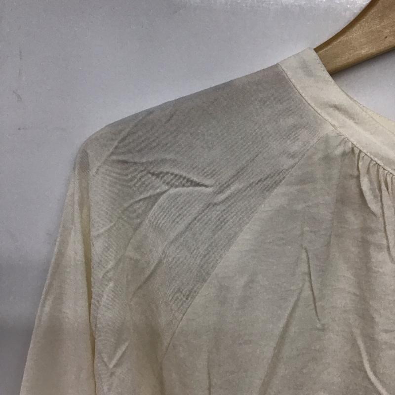 ローリーズファーム LOWRYS FARM シャツ、ブラウス 長袖 FREE 無地 アイボリー / アイボリー /  レディース USED 古着 中古 10143993