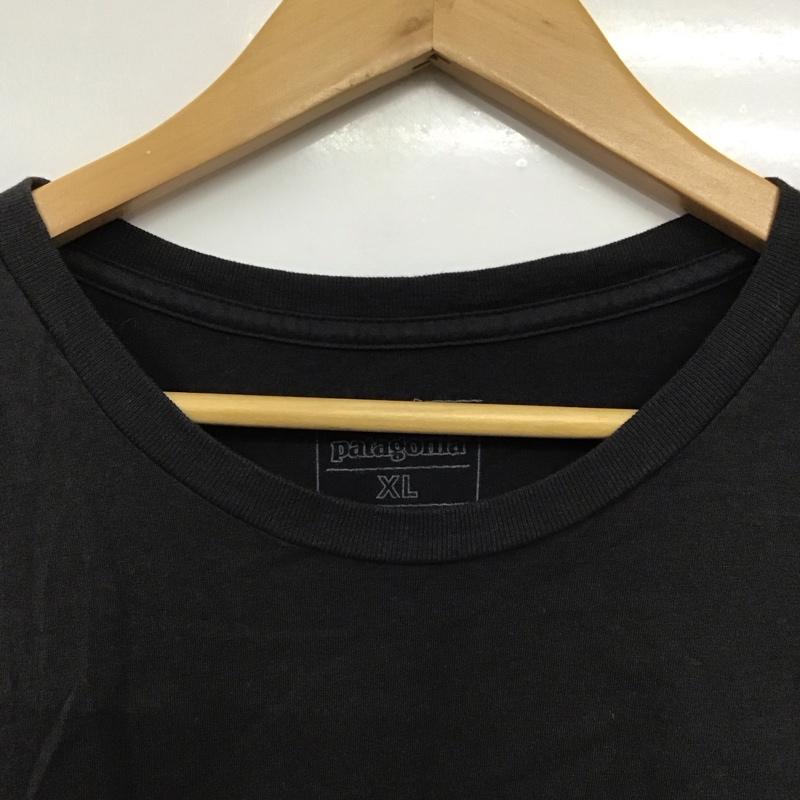 パタゴニア patagonia Tシャツ 半袖 XL プリント チャコールグレー / チャコールグレー /  メンズ USED 古着 中古 10143299