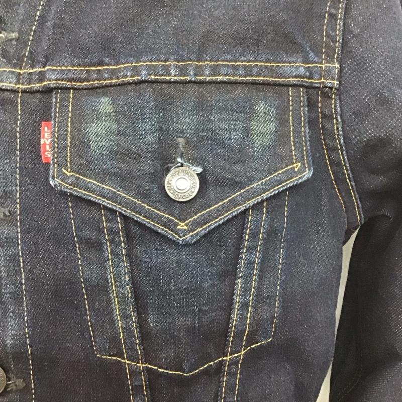 リーバイス Levi s ジャケット、上着 ジャケット、ブレザー 70557-XX デニムジャケット Gジャン 36 無地 インディゴ / インディゴ /  メンズ USED 古着 中古 10106673