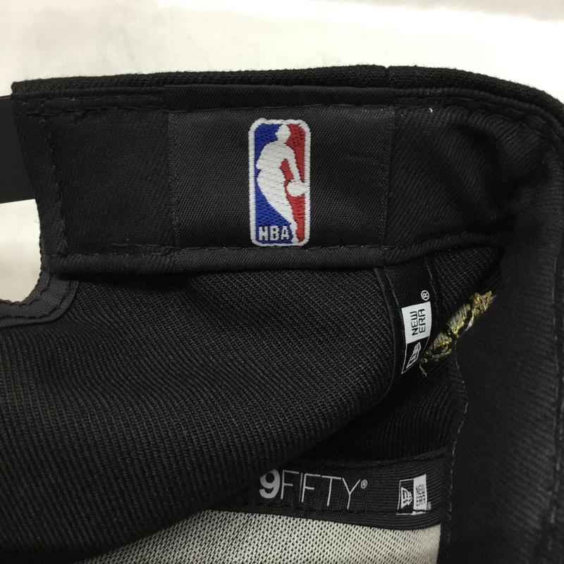 ニューエラ NEW ERA 帽子 キャップ NBA 2019 トロント ラプターズ CHAMPIONS ロゴ、文字 黒 / ブラック /  メンズ USED 古着 中古 10109172