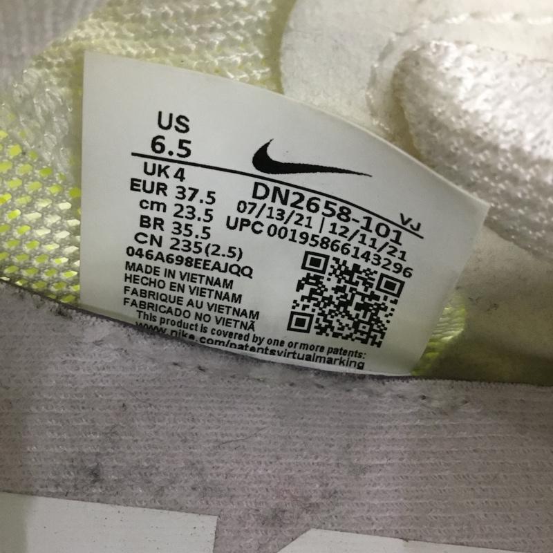 ナイキ NIKE スニーカー スニーカー DN2658-101 W ZOOM FLY 4 Premium 23.5cm 23.5cm ロゴ、文字 白 / ホワイト / X 黄 / イエロー /  レディース USED 古着 中古 10150964