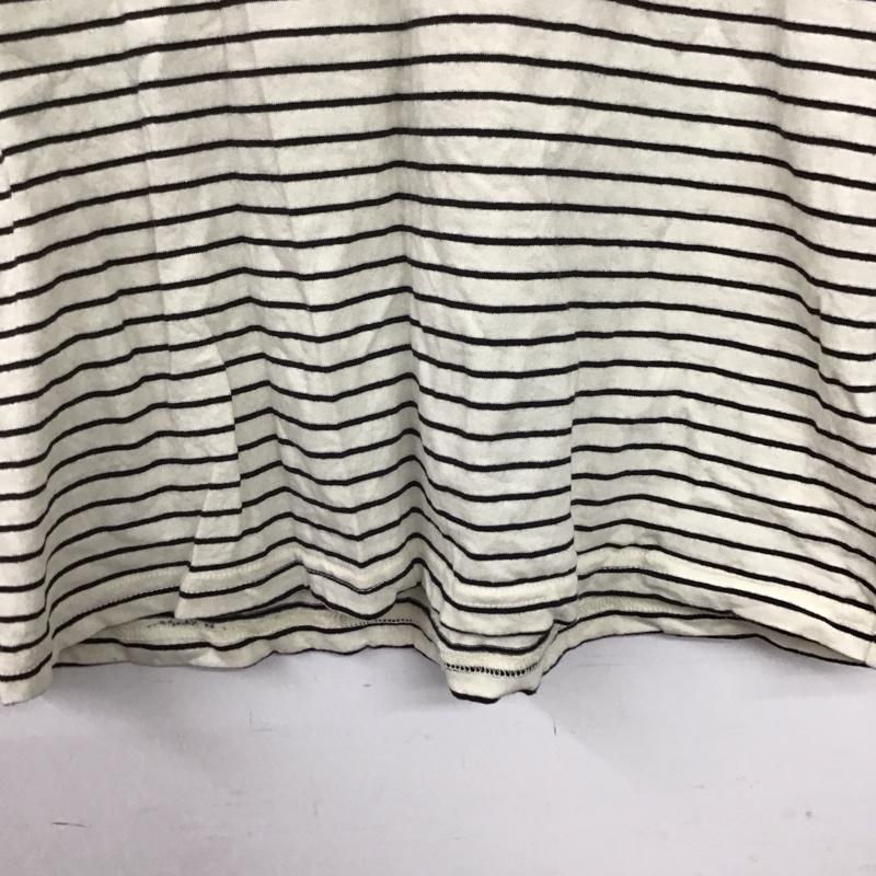 フリークスストア FREAK S STORE Tシャツ 半袖 1121248901372 ワンポイントハート刺繍 フレンチスリーブTシャツ FREE ボーダー柄 マルチカラー / マルチカラー /  レディース USED 古着 中古 10141565