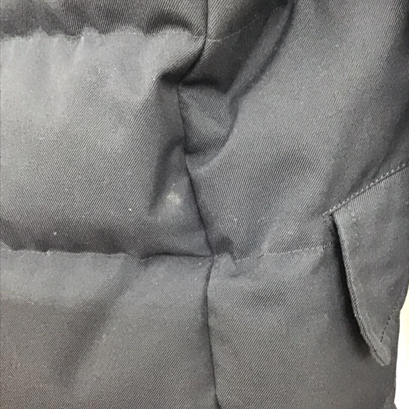 ピレネックス Pyrenex コート ダウンコート hwm004 ファー付き 34 無地 紺 / ネイビー /  レディース USED 古着 中古 10143048