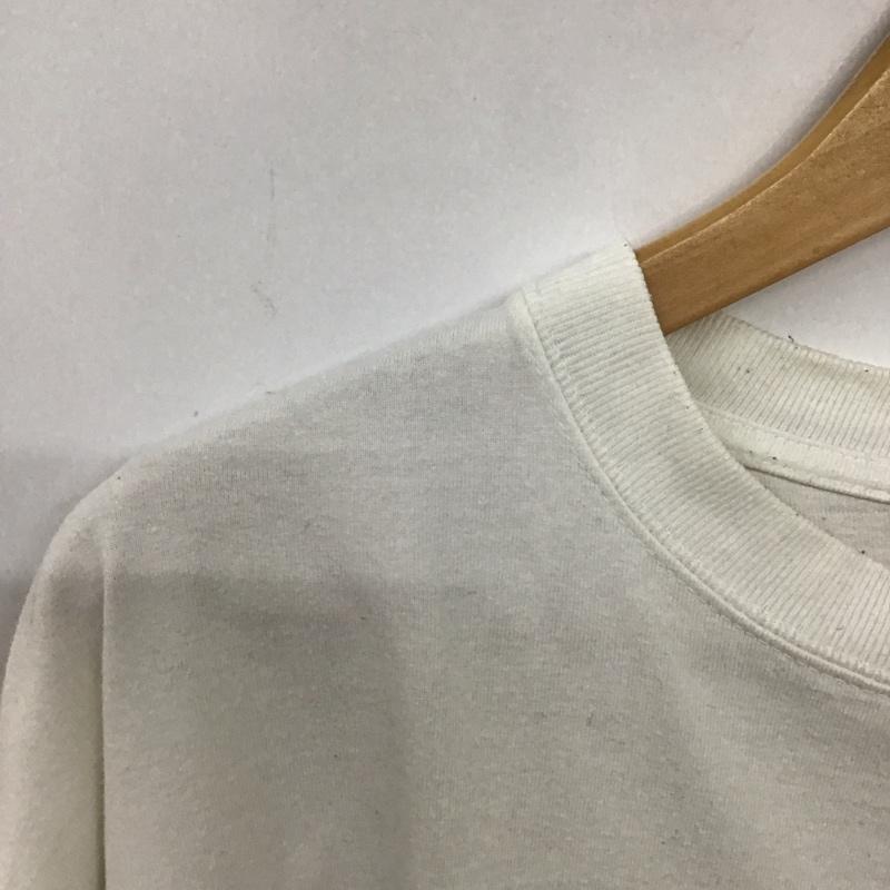 スタンダード カリフォルニア STANDARD CALIFORNIA Tシャツ 長袖 L ロゴ、文字 X プリント 白 / ホワイト /  メンズ USED 古着 中古 10134812