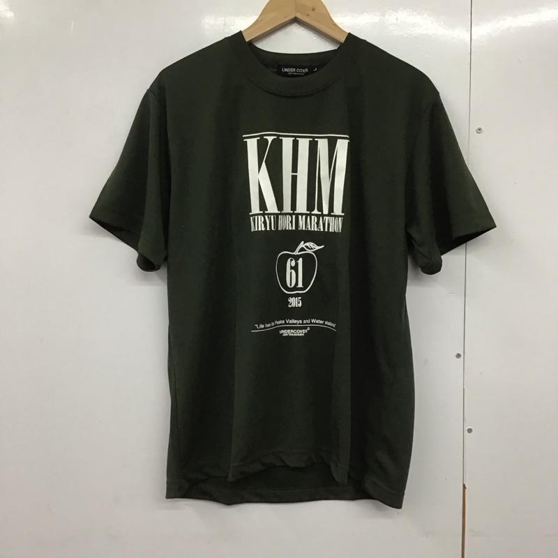 アンダーカバー UNDERCOVER Tシャツ 半袖 半袖カットソー プリントTシャツ クルーネックカットソー L プリント カーキ / カーキ /  メンズ USED 古着 中古 10141502