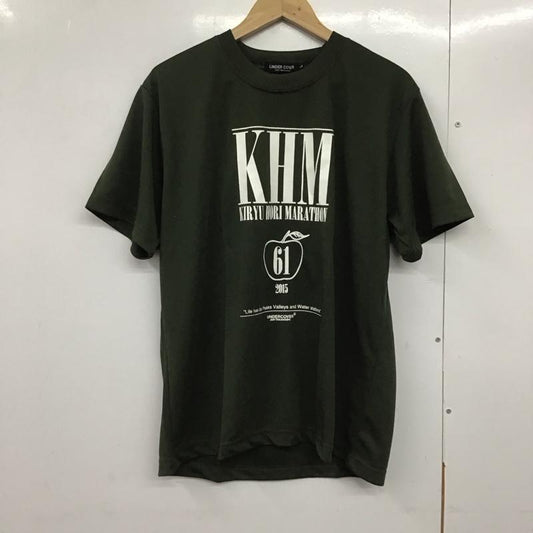 アンダーカバー UNDERCOVER Tシャツ 半袖 半袖カットソー プリントTシャツ クルーネックカットソー L プリント カーキ / カーキ /  メンズ USED 古着 中古 10141502
