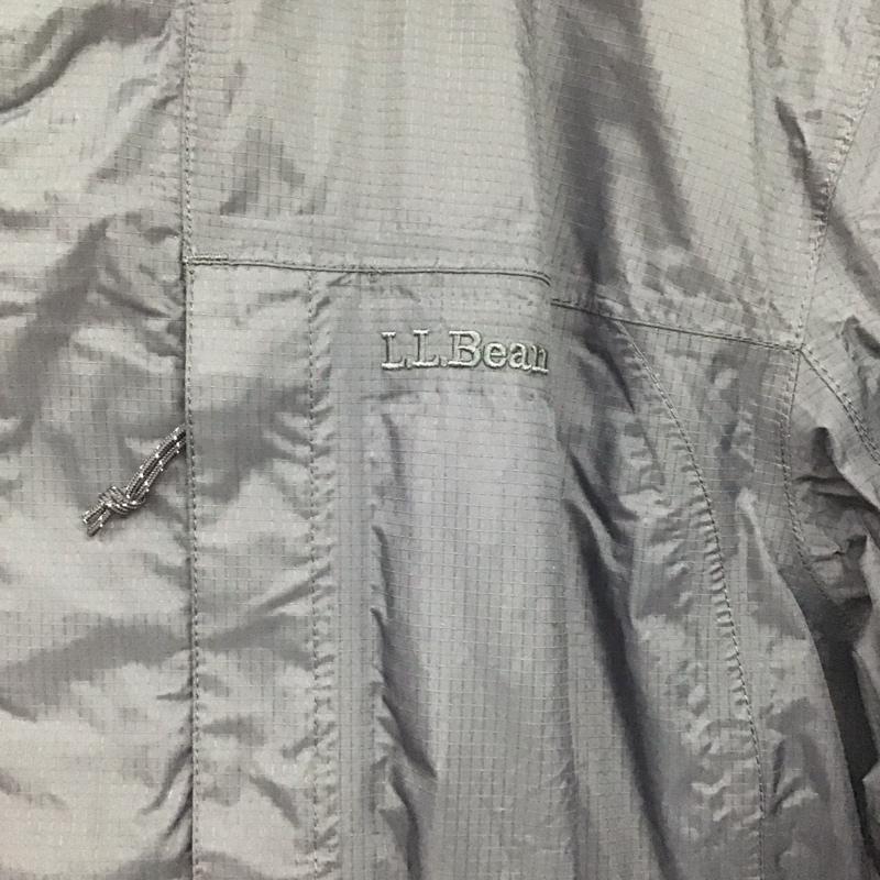 エルエルビーン L.L.Bean ジャケット、上着 ジャンパー、ブルゾン ジップアップナイロンジャケット ジップアップパーカー アウター L ロゴ、文字 紺 / ネイビー /  メンズ USED 古着 中古 10142937