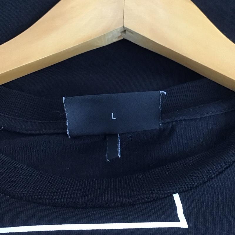 エンポリオアルマーニ EMPORIO ARMANI Tシャツ 半袖 半袖カットソー プリントTシャツ クルーネックカットソー L プリント 黒 / ブラック /  メンズ USED 古着 中古 10148250