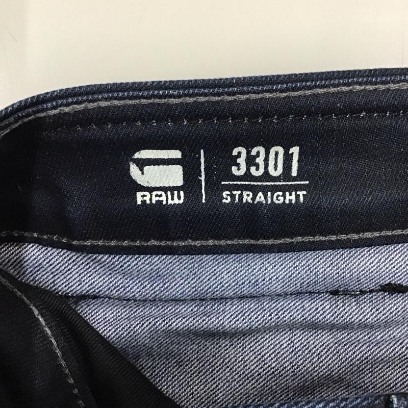ジースターロゥ G-STAR RAW パンツ デニム、ジーンズ スリムパンツ カジュアルパンツ ジーンズ 32インチ 無地 インディゴ / インディゴ /  メンズ USED 古着 中古 10117442