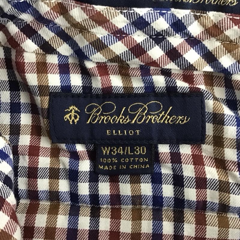 ブルックスブラザーズ BROOKS BROTHERS パンツ チノパン コーデユロイパンツ ワイドパンツ カジュアルパンツ ストレートパンツ チノパン 34 無地 紺 / ネイビー /  メンズ USED 古着 中古 10110353