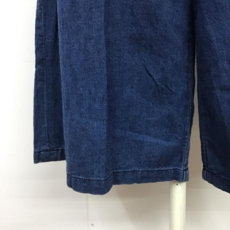 マウジー MOUSSY ボトムス ボトムス 0108SW30-1900 ワイドパンツ ガウチョパンツ 1 無地 インディゴ / インディゴ /  レディース USED 古着 中古 10117735