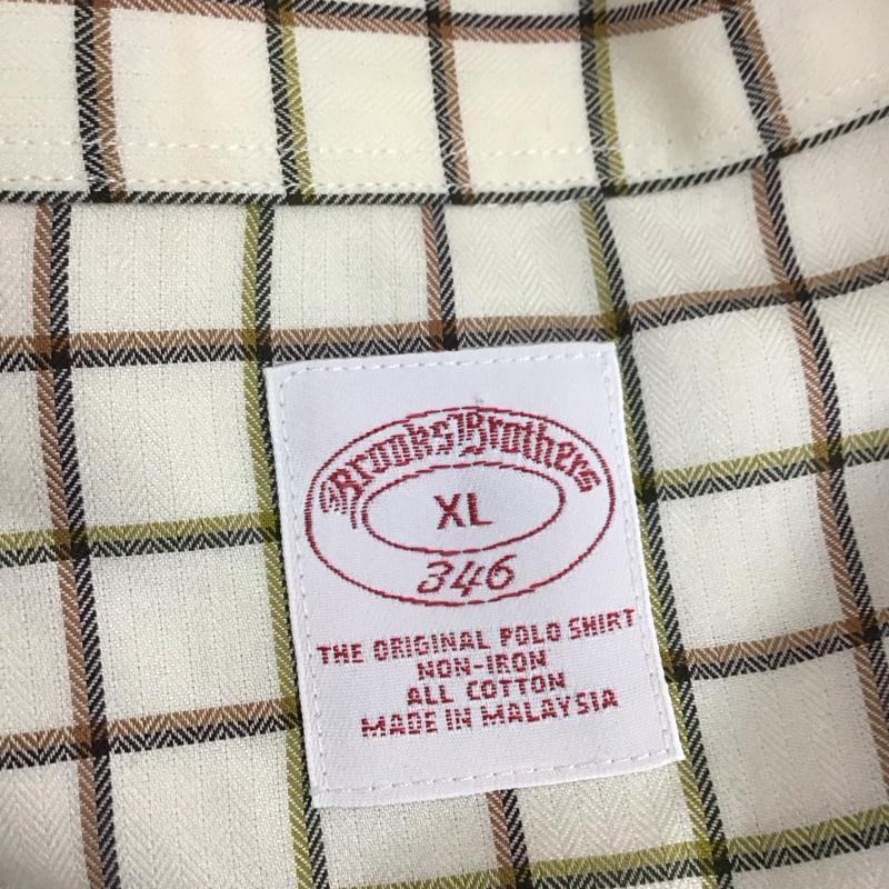 ブルックスブラザーズ BROOKS BROTHERS シャツ、ブラウス 長袖 ボタンダウンシャツ XL チェック マルチカラー / マルチカラー /  メンズ USED 古着 中古 10113976