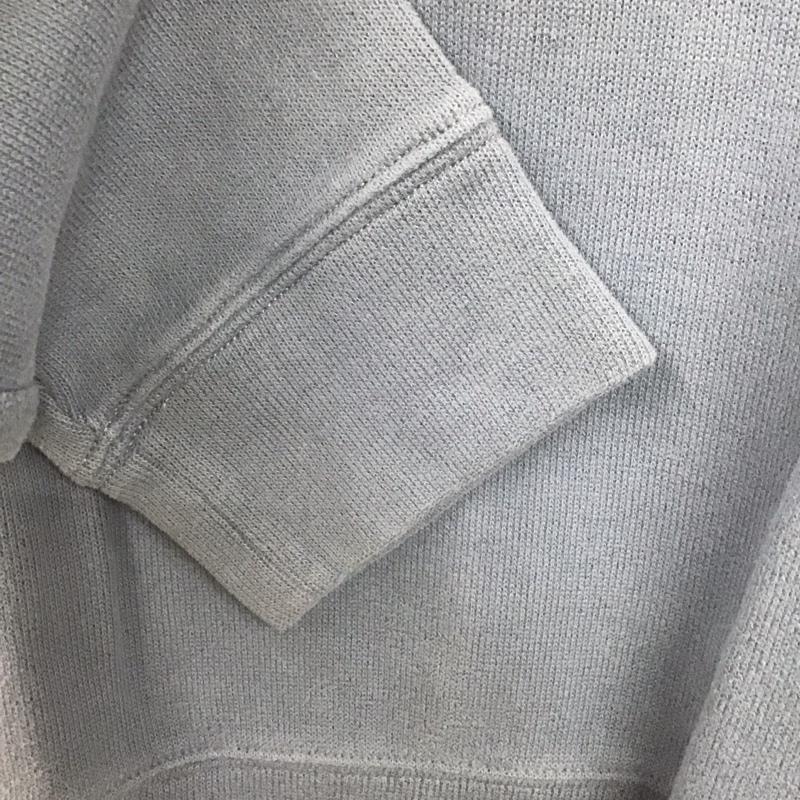 ランズエンド LANDS END ニット、セーター 長袖 長袖ニットカットソー ジップアップネック セーター L ロゴ、文字 マルチカラー / マルチカラー /  メンズ USED 古着 中古 10145666