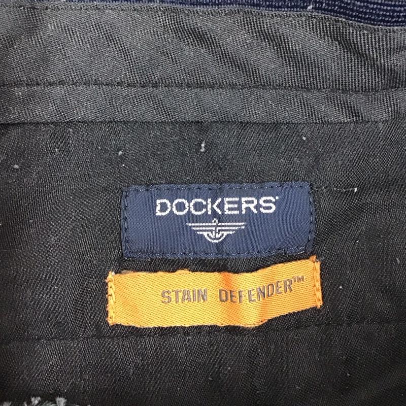 ドッカーズ DOCKERS パンツ ワークパンツ、ペインターパンツ ワイド 34 無地 黒 / ブラック /  メンズ USED 古着 中古 10118537