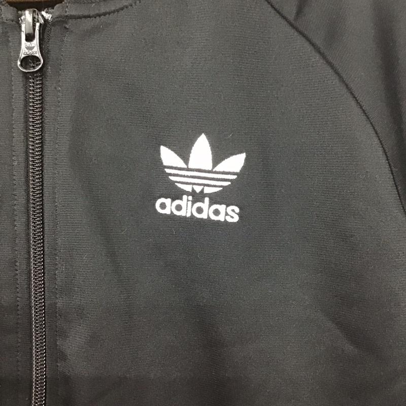アディダス adidas ジャケット、上着 ジャンパー、ブルゾン BK5931 スーパースタートラックトップ プリント X ロゴ、文字 黒 / ブラック /  レディース USED 古着 中古 10139942