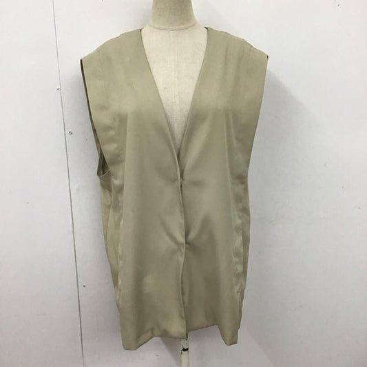 ケービーエフ KBF ベスト ベスト KB34-26L150 無地 ベージュ / ベージュ /  レディース USED 古着 中古 10122566