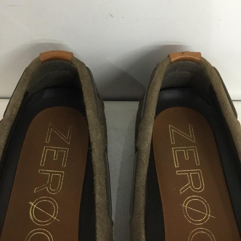 コールハーン COLE HAAN カジュアルシューズ カジュアルシューズ C25990 ゼログランド キャンプ モック ドライバー デッキシューズ 箱有 無地 茶 / ブラウン /  メンズ USED 古着 中古 10136691