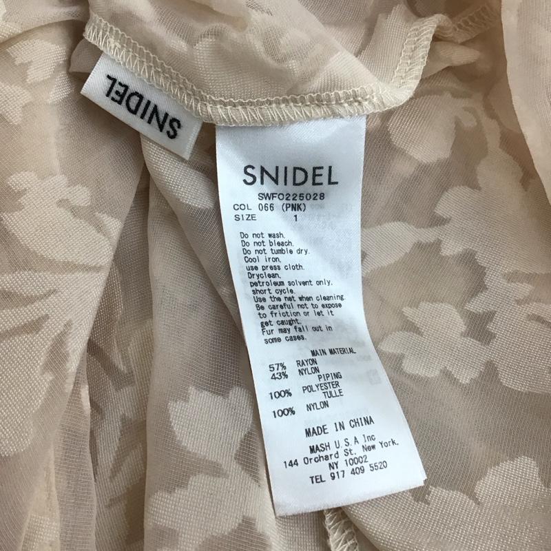 スナイデル SNIDEL ワンピース ロングスカート SWFO225028 オパールオープンショルダードレス 1  桃 / ピンク /  レディース USED 古着 中古 10117383