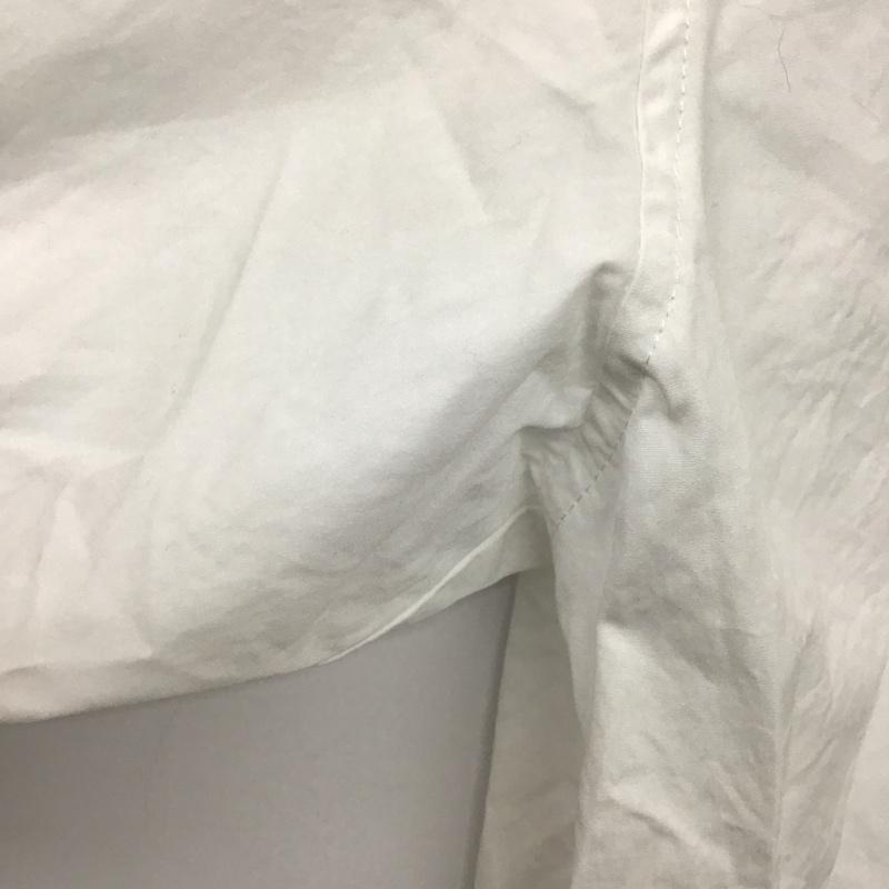 ミラオーウェン Mila Owen シャツ、ブラウス 長袖 長袖シャツ 無地シャツ カラーシャツ ボタンダウンシャツ 1 無地 白 / ホワイト /  レディース USED 古着 中古 10142698