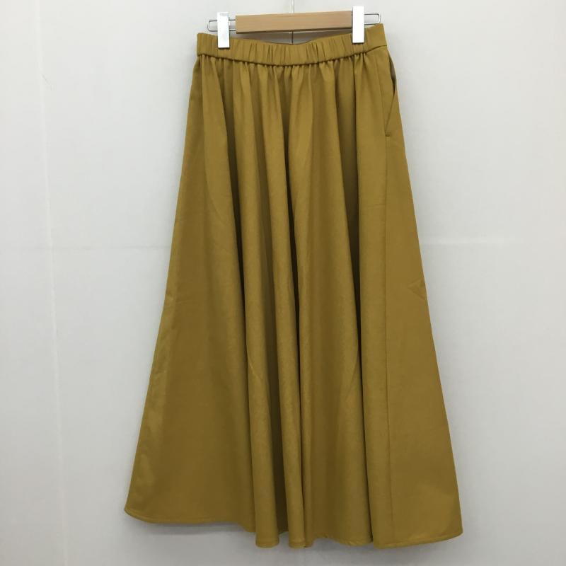 ジャーナルスタンダード JOURNAL STANDARD スカート ロングスカート JOURNAL STANDARD　17-060-400-7080-3-0 36 無地 マスタード / マスタード /  レディース USED 古着 中古 10129675