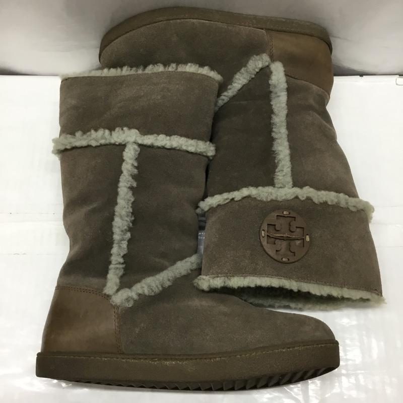 トリーバーチ TORY BURCH ブーツ 一般 111395 ムートンブーツ ワンポイント 灰 / グレー /  レディース USED 古着 中古 10119092