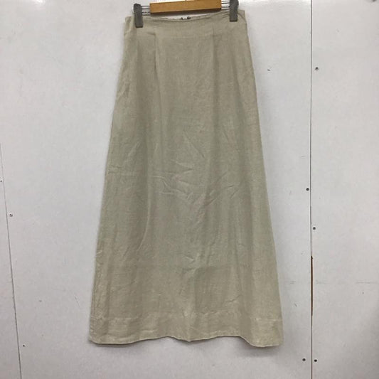 ニコアンド niko and... スカート ロングスカート 4 無地 ベージュ / ベージュ /  レディース USED 古着 中古 10136599