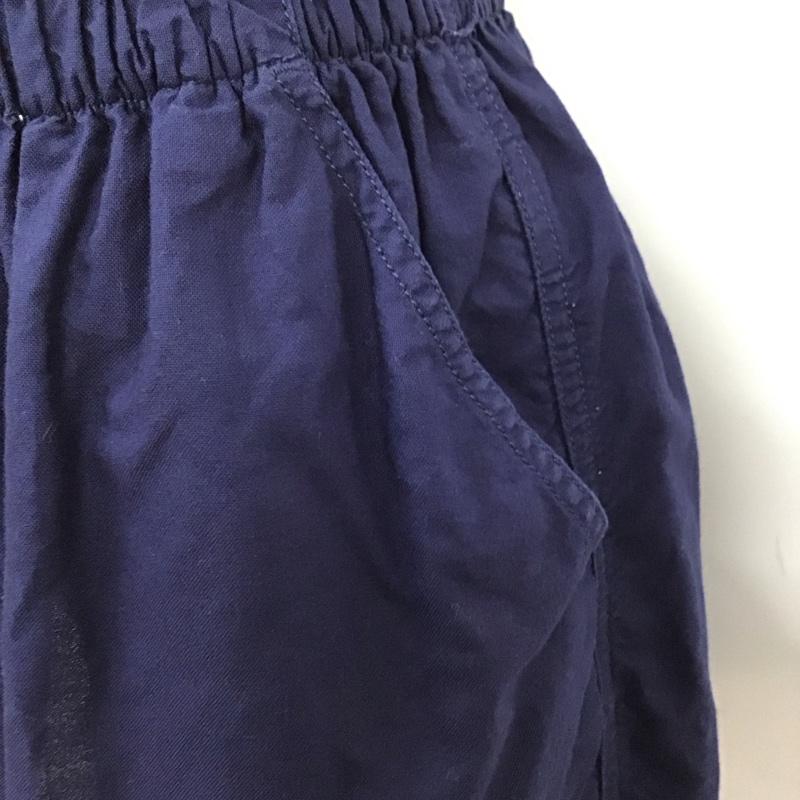ラルフローレン RALPHLAUREN スカート ミニスカート コットン ギャザー XL ワンポイント 紺 / ネイビー /  レディース USED 古着 中古 10118745
