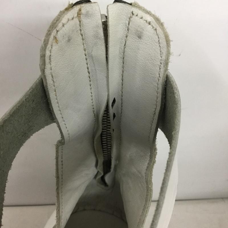 ケムリ KMRii サンダル サンダル 1801-BO02 METAL SANDAL レザー 無地 白 / ホワイト /  メンズ USED 古着 中古 10139073