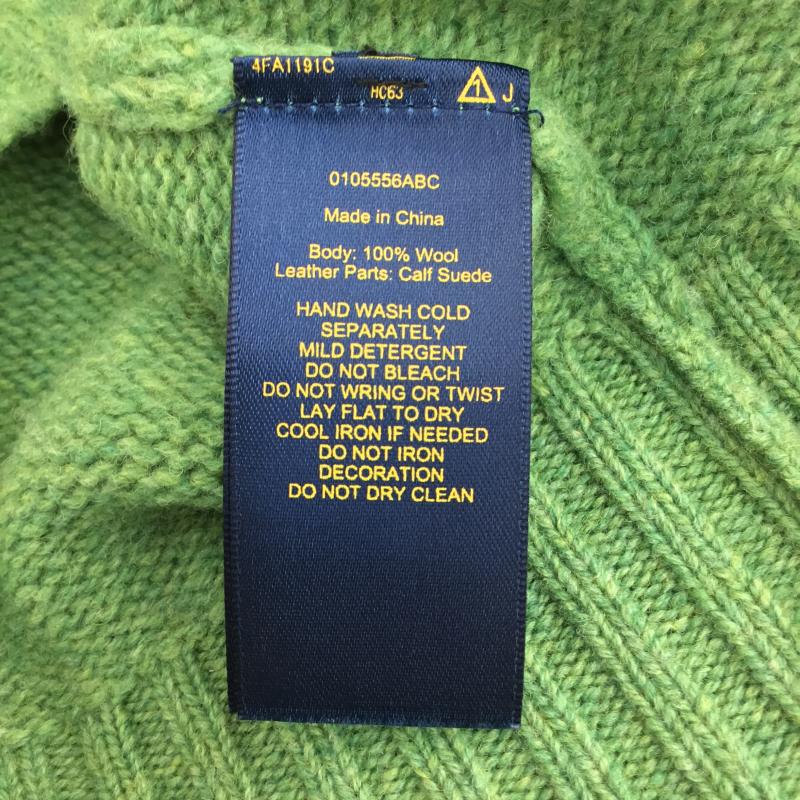 ポロラルフローレン POLO RALPH LAUREN ニット、セーター 長袖 S 無地 緑 / グリーン /  メンズ USED 古着 中古 10138469