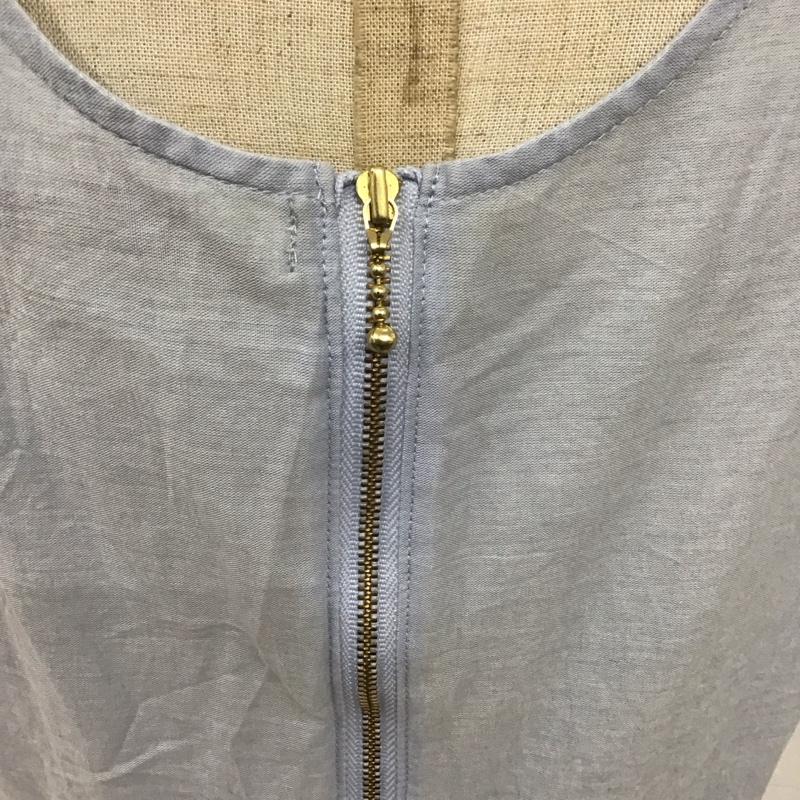 ブロードゥリー&コー Broderie & Co ワンピース ひざ丈スカート NL52OP4052TK コットン刺繍ギャザーワンピ タグ付き FREE 刺繍 水色 / ライトブルー /  レディース USED 古着 中古 10106712