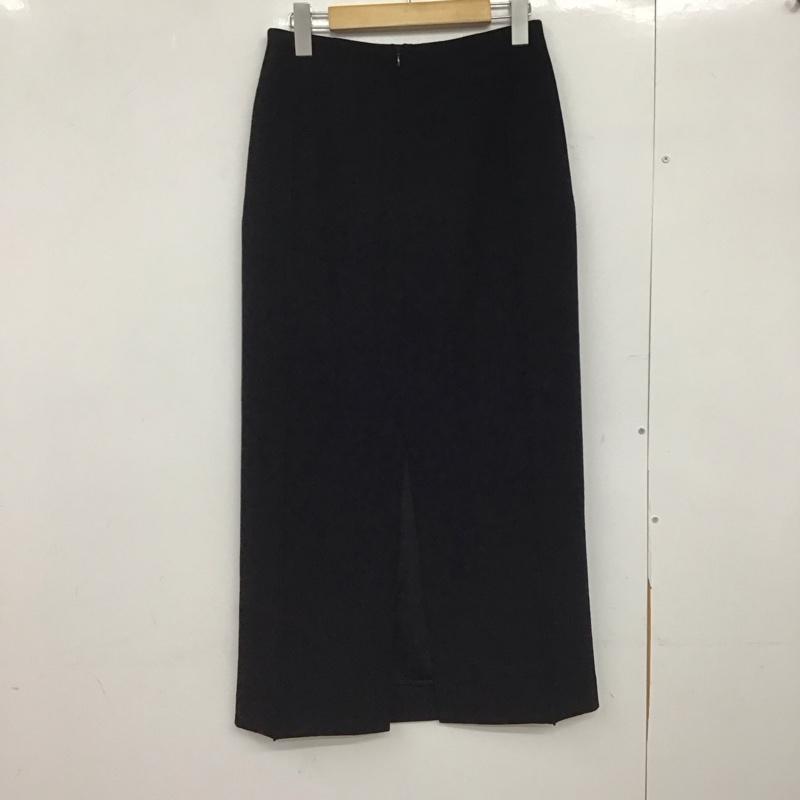 ウィムガゼット Whim Gazette スカート ロングスカート 36 無地 黒 / ブラック /  レディース USED 古着 中古 10147228