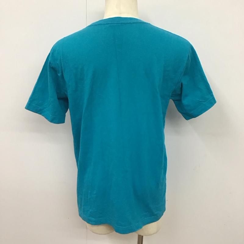 チャンピオン Champion Tシャツ 半袖 C3-F362 クルーネック ビッグロゴ L ワンポイント 青 / ブルー /  メンズ USED 古着 中古 10123520