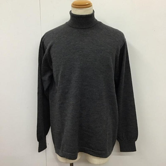 ワイズフォーメン Y s for men ニット、セーター 長袖 長袖ニットカットソー ニット セーター タートルネックニット 無地 灰 / グレー /  メンズ USED 古着 中古 10115387