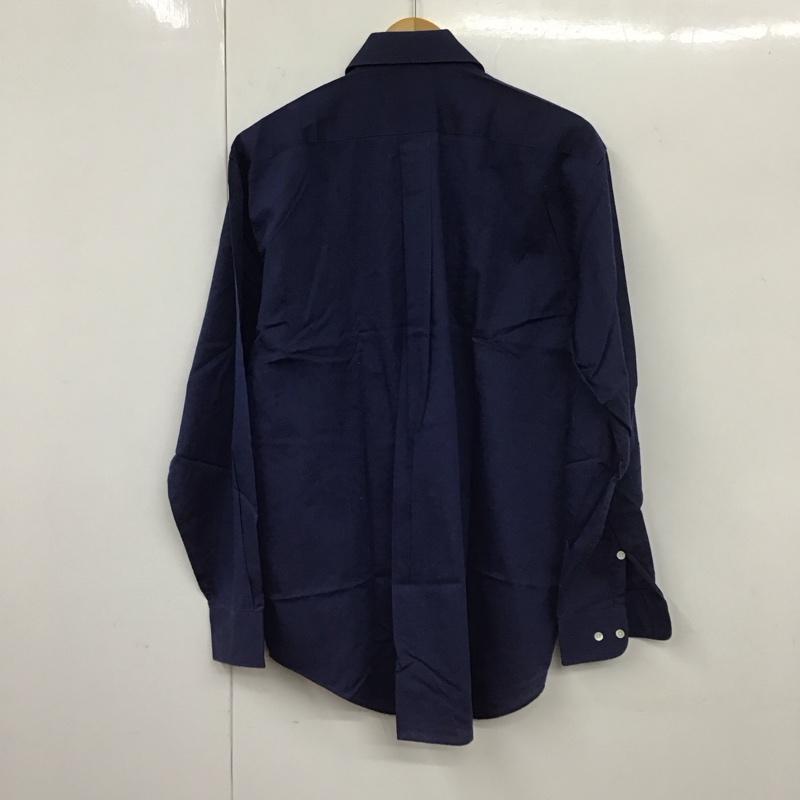 アクアスキュータム Aquascutum シャツ、ブラウス 長袖 長袖シャツ 無地シャツ カラーシャツ 無地 紺 / ネイビー /  メンズ USED 古着 中古 10131170