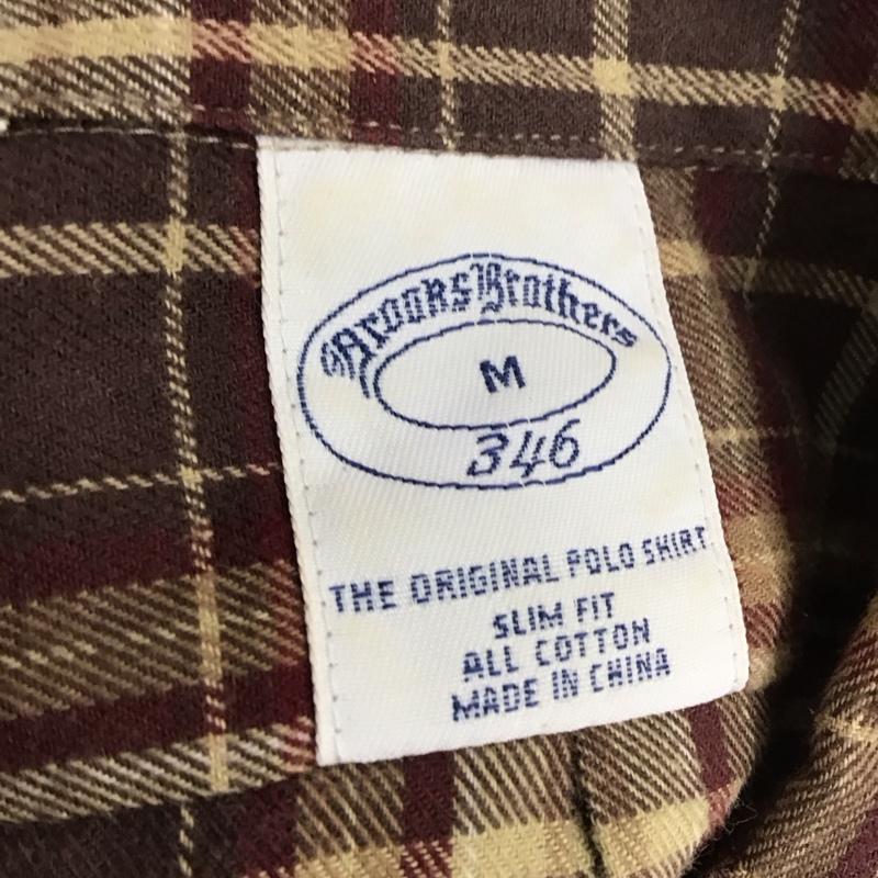 ブルックスブラザーズ BROOKS BROTHERS シャツ、ブラウス 長袖 長袖シャツ カラーシャツ ポケットシャツ 長袖カットソー チェックシャツ M チェック マルチカラー / マルチカラー /  メンズ USED 古着 中古 10112588
