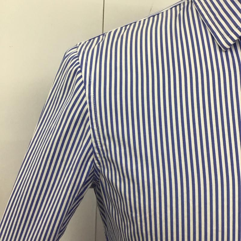 ポロラルフローレン POLO RALPH LAUREN シャツ、ブラウス 長袖 長袖シャツ カラーシャツ ストライプシャツ 長袖カットソー 6 ストライプ 白 / ホワイト / X 水色 / ライトブルー /  メンズ USED 古着 中古 10110774